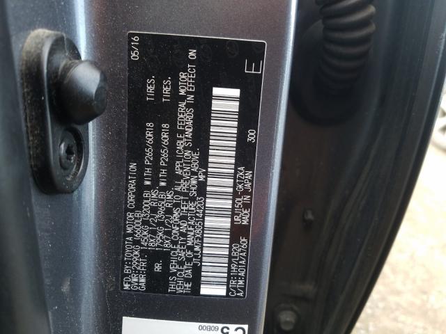 Photo 9 VIN: JTJJM7FX8G5144203 - LEXUS GX 460 PRE 