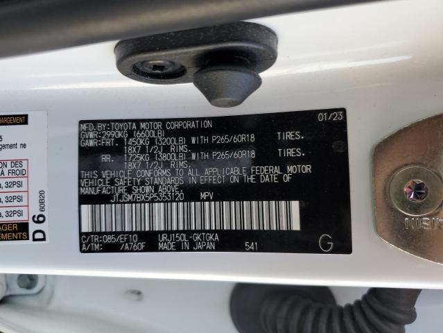 Photo 12 VIN: JTJSM7BX5P5353120 - LEXUS GX 460 