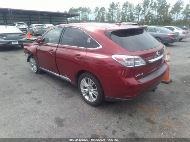 Photo 2 VIN: JTJZB1BA2A2001599 - LEXUS RX 450H 