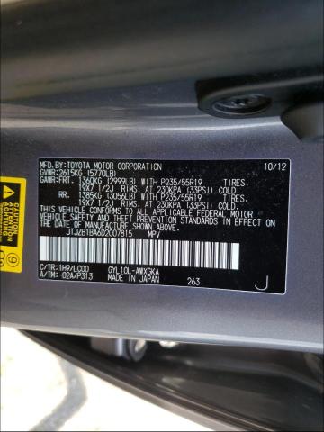 Photo 9 VIN: JTJZB1BA6D2007815 - LEXUS RX 450 