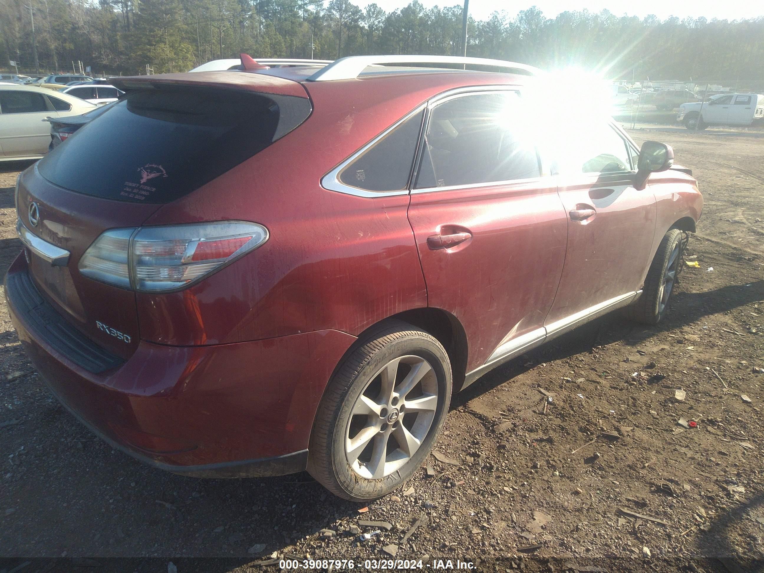 Photo 3 VIN: JTJZK1BA2A2405437 - LEXUS RX 