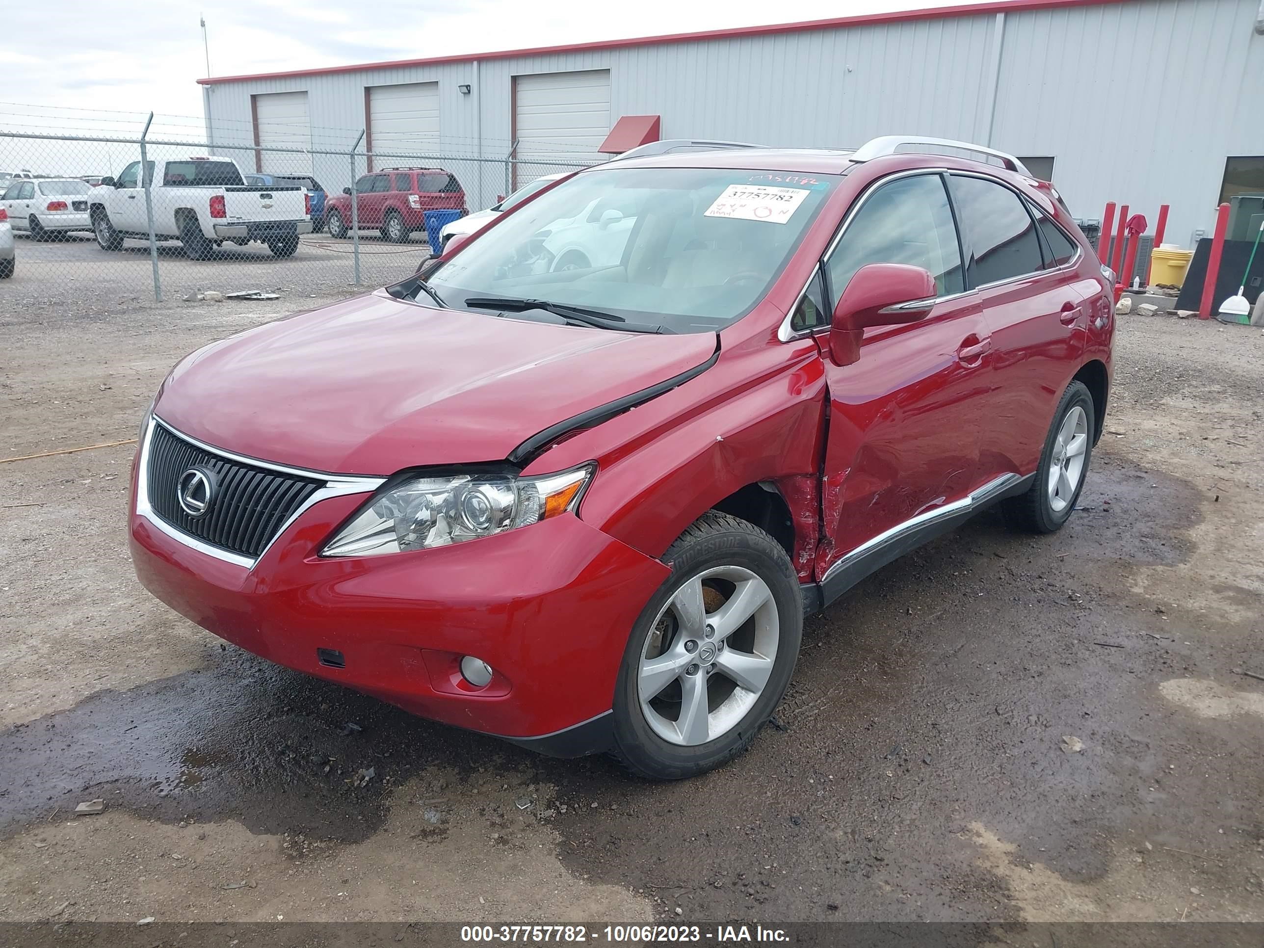 Photo 1 VIN: JTJZK1BA2C2413749 - LEXUS RX 