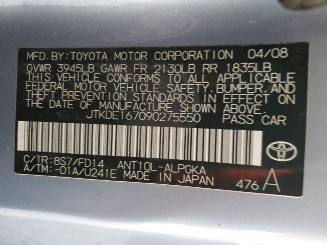 Photo 11 VIN: JTKDE167090275550 - TOYOTA SCION TC 