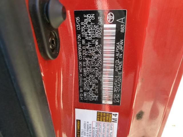 Photo 11 VIN: JTKDE167250054915 - TOYOTA SCION 