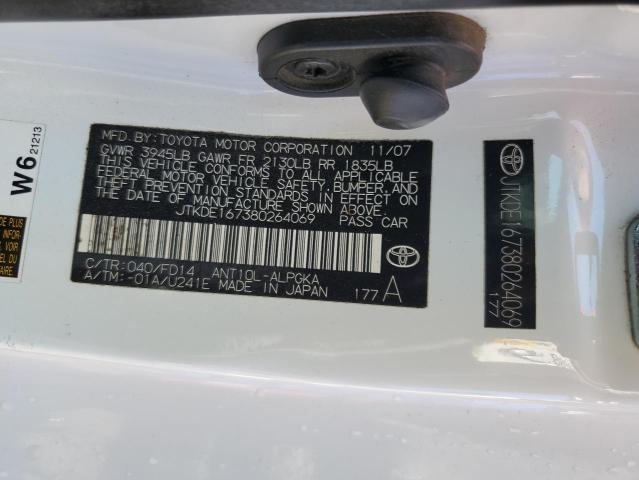 Photo 12 VIN: JTKDE167380264069 - TOYOTA SCION 