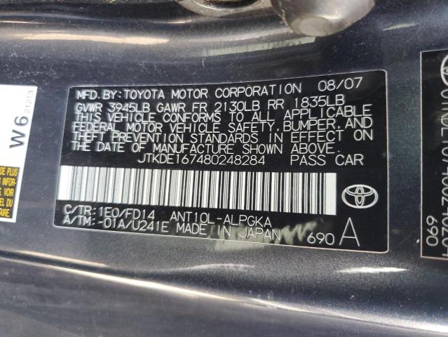 Photo 11 VIN: JTKDE167480248284 - TOYOTA SCION 