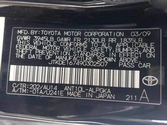 Photo 11 VIN: JTKDE167490302507 - TOYOTA SCION 