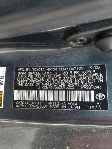 Photo 9 VIN: JTKDE167660095002 - TOYOTA SCION TC 