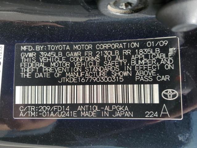 Photo 11 VIN: JTKDE167790300315 - TOYOTA SCION TC 