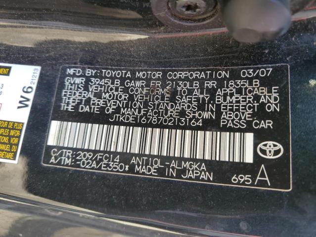 Photo 11 VIN: JTKDE167870213164 - TOYOTA SCION 