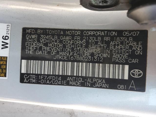 Photo 11 VIN: JTKDE167880231312 - TOYOTA SCION 