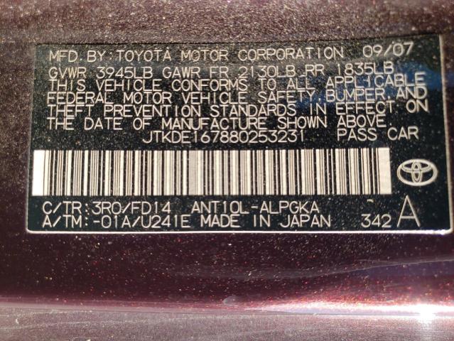 Photo 11 VIN: JTKDE167880253231 - TOYOTA SCION 