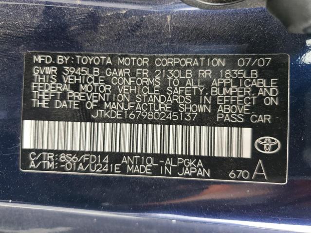 Photo 11 VIN: JTKDE167980245137 - TOYOTA SCION 