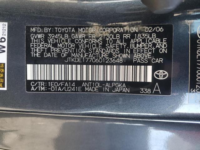 Photo 11 VIN: JTKDE177060123648 - TOYOTA SCION TC 