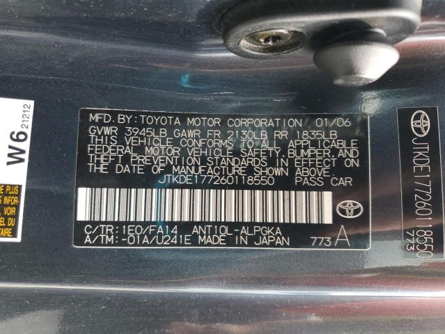 Photo 11 VIN: JTKDE177260118550 - TOYOTA SCION TC 