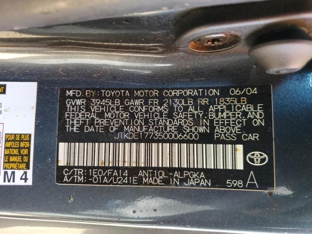 Photo 11 VIN: JTKDE177350006600 - TOYOTA SCION TC 