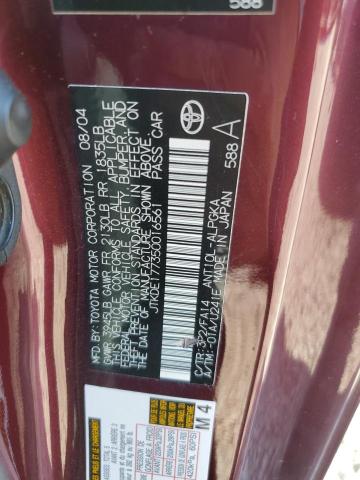 Photo 12 VIN: JTKDE177350016561 - TOYOTA SCION TC 