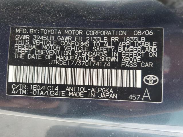 Photo 12 VIN: JTKDE177370174174 - TOYOTA SCION 