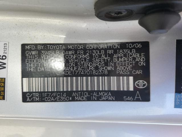 Photo 11 VIN: JTKDE177470182378 - TOYOTA SCION TC 