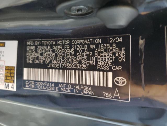 Photo 12 VIN: JTKDE177550033281 - TOYOTA SCION TC 