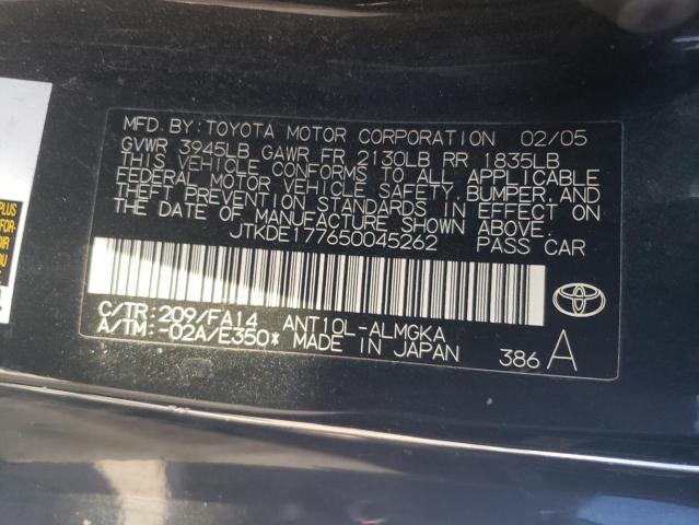 Photo 11 VIN: JTKDE177650045262 - TOYOTA SCION 