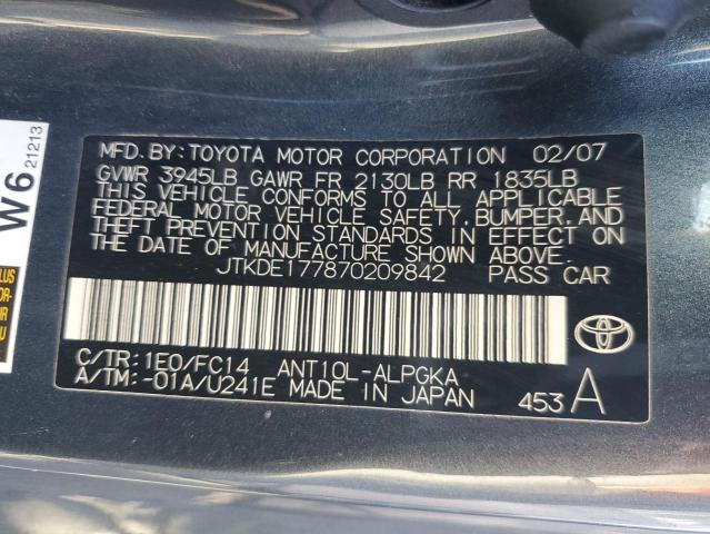 Photo 11 VIN: JTKDE177870209842 - TOYOTA SCION 