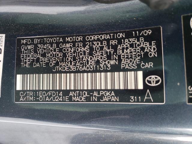 Photo 9 VIN: JTKDE3B76A0311313 - TOYOTA SCION TC 