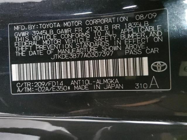 Photo 11 VIN: JTKDE3B77A0307397 - TOYOTA SCION TC 