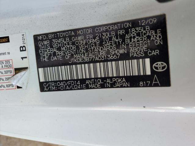 Photo 9 VIN: JTKDE3B77A0313667 - TOYOTA SCION TC 