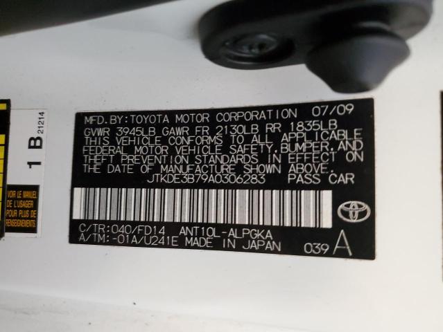 Photo 11 VIN: JTKDE3B79A0306283 - SCION TC 