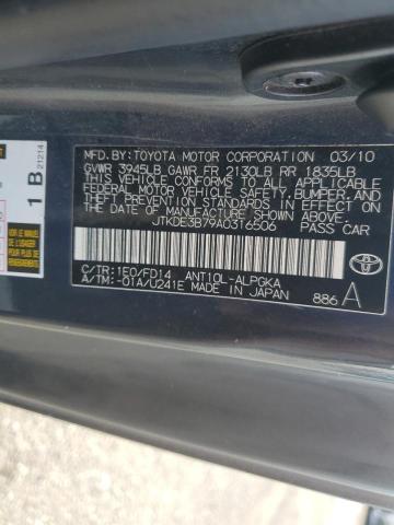 Photo 11 VIN: JTKDE3B79A0316506 - TOYOTA SCION TC 