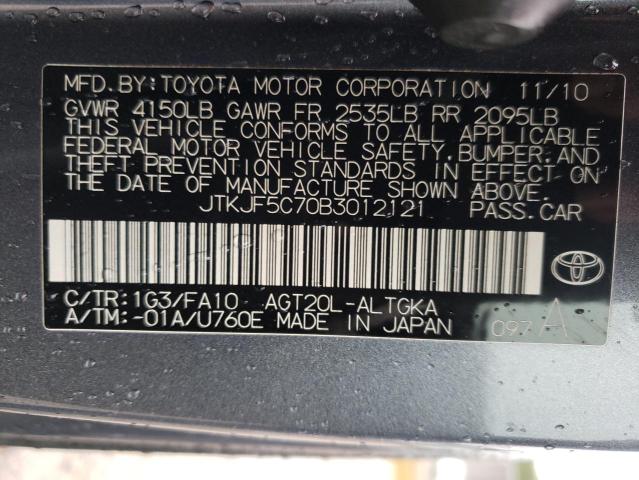 Photo 9 VIN: JTKJF5C70B3012121 - TOYOTA SCION TC 