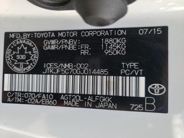 Photo 12 VIN: JTKJF5C70GJ014485 - TOYOTA SCION 