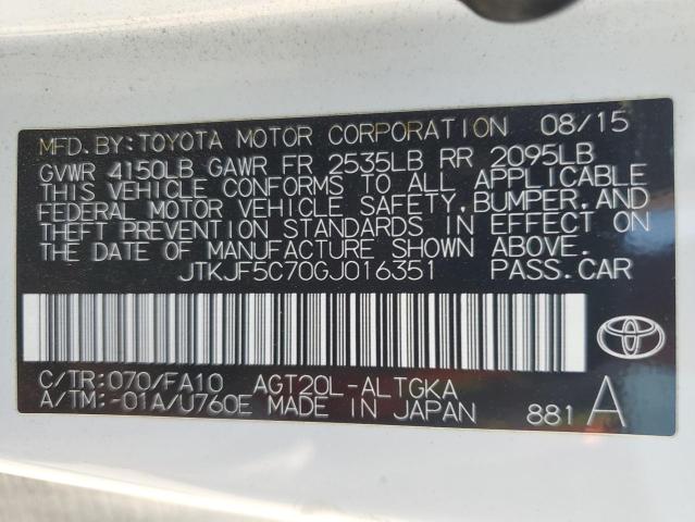 Photo 11 VIN: JTKJF5C70GJ016351 - TOYOTA SCION 