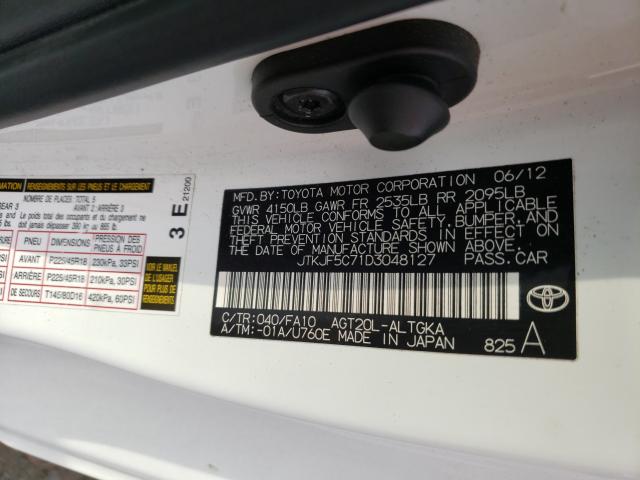 Photo 9 VIN: JTKJF5C71D3048127 - TOYOTA SCION TC 