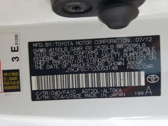 Photo 11 VIN: JTKJF5C71D3053148 - TOYOTA SCION TC 