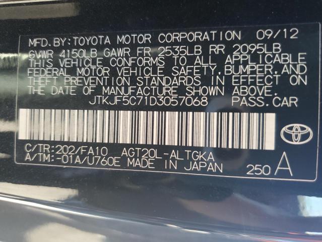 Photo 12 VIN: JTKJF5C71D3057068 - TOYOTA SCION TC 