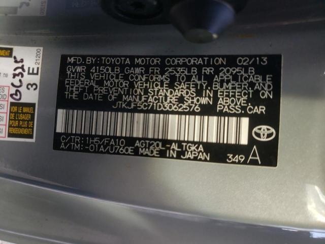 Photo 9 VIN: JTKJF5C71D3062576 - TOYOTA SCION TC 