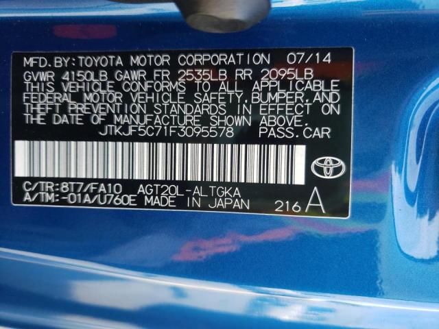 Photo 11 VIN: JTKJF5C71F3095578 - TOYOTA SCION TC 