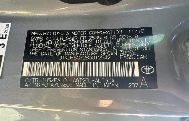 Photo 9 VIN: JTKJF5C72B3012542 - TOYOTA SCION TC 