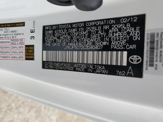 Photo 11 VIN: JTKJF5C72C3040407 - TOYOTA SCION 