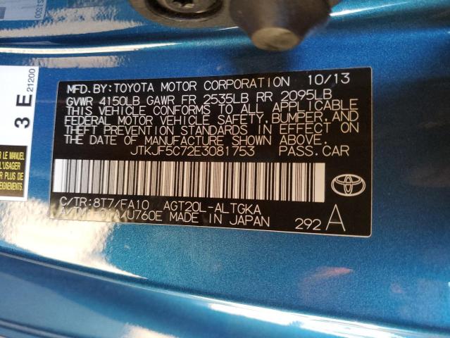 Photo 11 VIN: JTKJF5C72E3081753 - TOYOTA SCION TC 