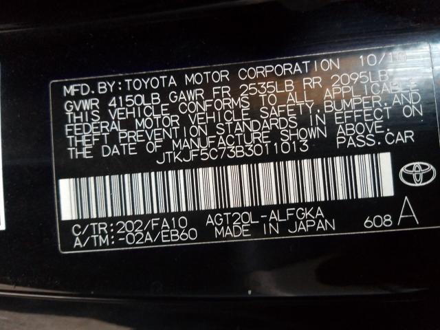 Photo 9 VIN: JTKJF5C73B3011013 - TOYOTA SCION TC 