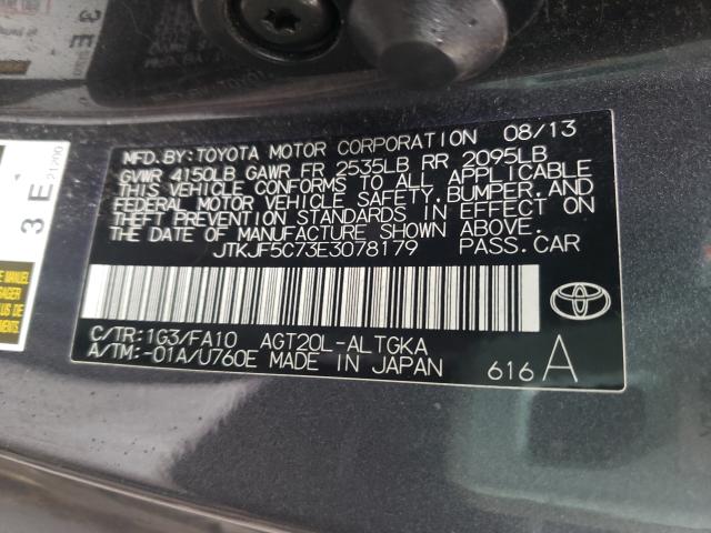 Photo 9 VIN: JTKJF5C73E3078179 - TOYOTA SCION TC 