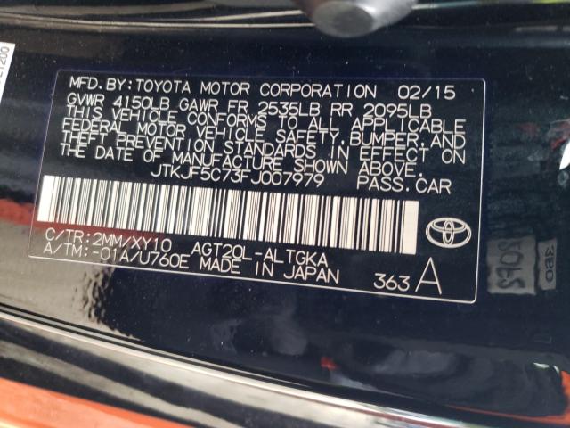 Photo 9 VIN: JTKJF5C73FJ007979 - TOYOTA SCION TC 