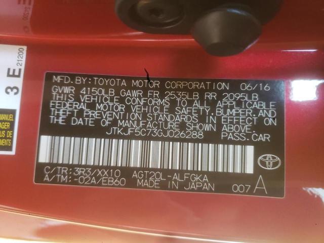 Photo 9 VIN: JTKJF5C73GJ026288 - TOYOTA SCION TC 