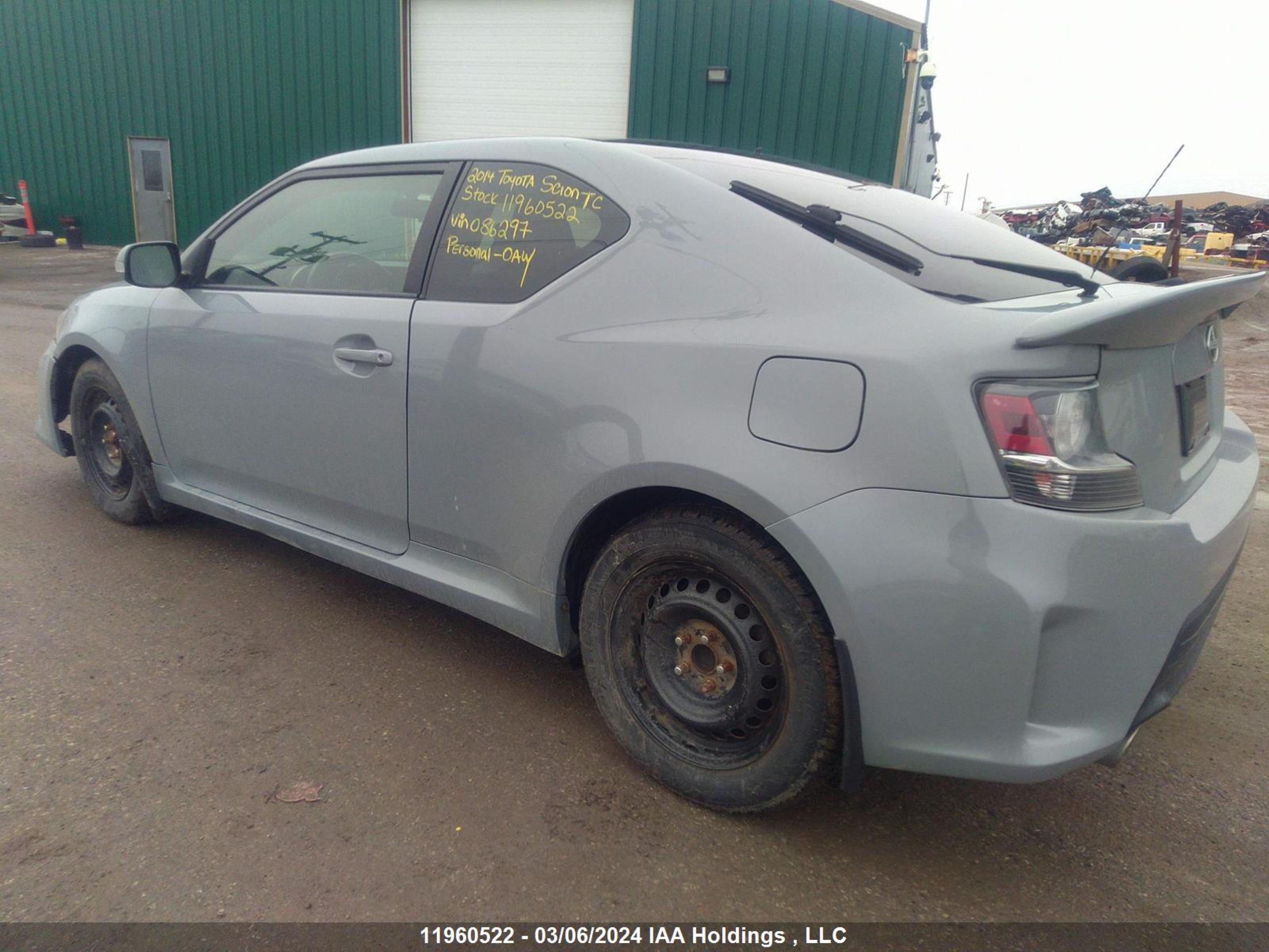 Photo 2 VIN: JTKJF5C75E3086297 - SCION TC 