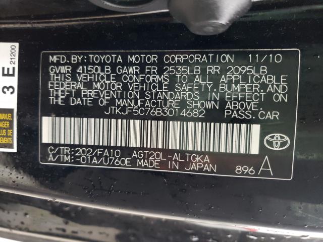 Photo 9 VIN: JTKJF5C76B3014682 - TOYOTA SCION TC 