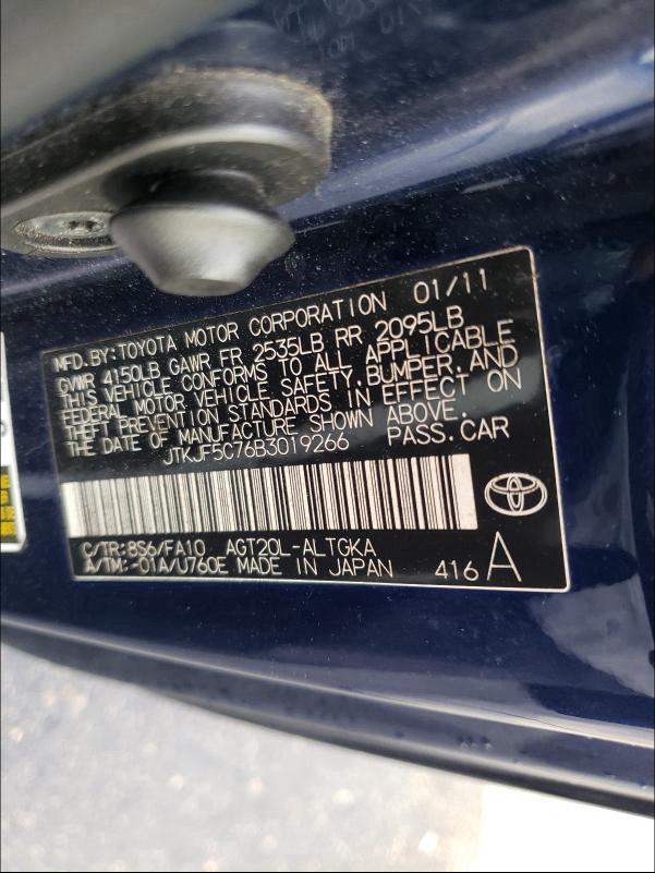 Photo 9 VIN: JTKJF5C76B3019266 - TOYOTA SCION TC 