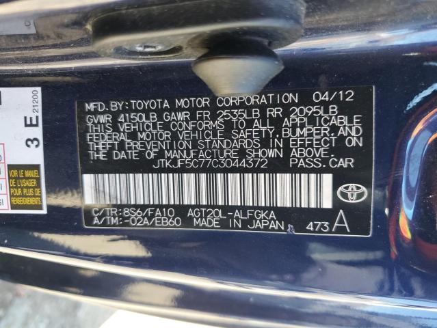 Photo 11 VIN: JTKJF5C77C3044372 - TOYOTA SCION TC 